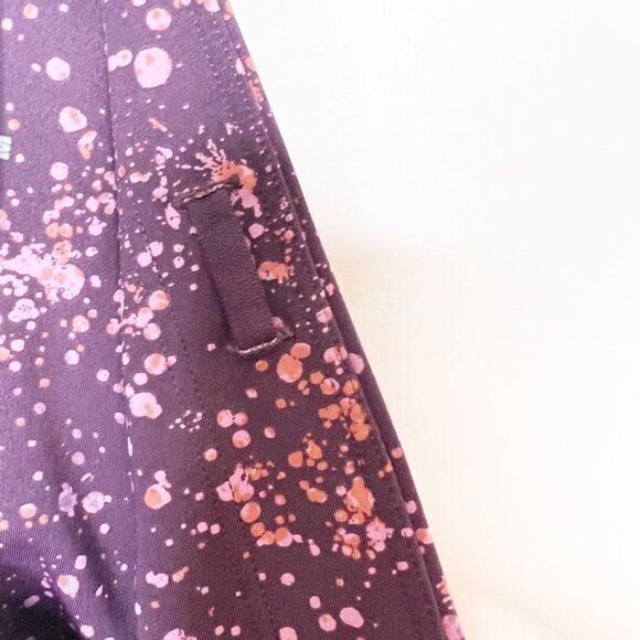 Athleta Womens Purple Ultimate Stash Pocket Pull On Splat Capri Pants Size M - Picture 4 of 7
